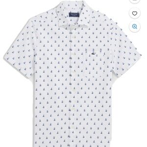 Vineyard Vines Shirt Men XS White Classic Fit Sailboat Button Up